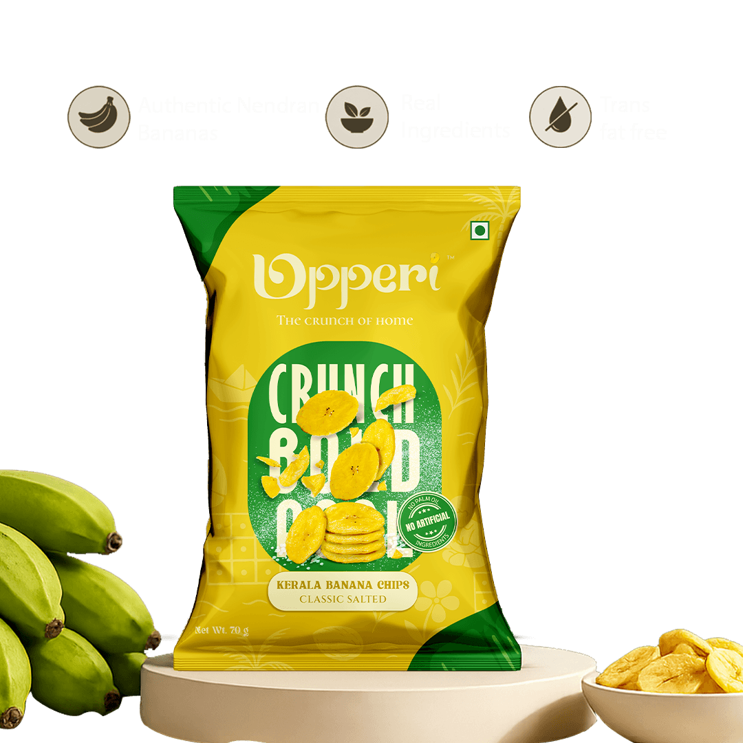 thumbnails - Upperi Classic Salted Kerala Banana Chips 70g chips close-up
