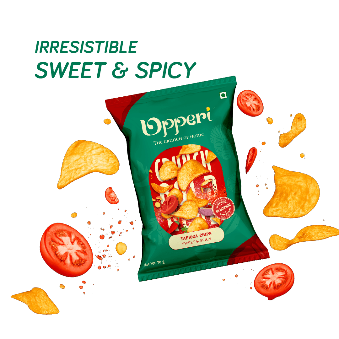 thumbnails - Upperi Sweet and Spicy Tapioca Chips 70g